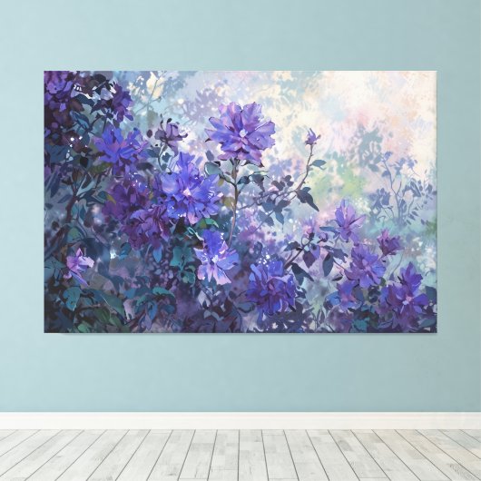 *~* Rose Sharon art TV2 Stretched Canvas Print Leinwanddruck (Insitu (Holzboden))