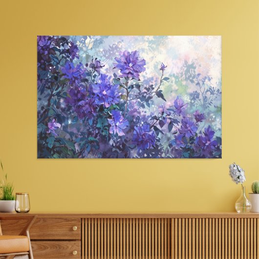 *~* Rose Sharon art TV2 Stretched Canvas Print Leinwanddruck (Insitu (Wohnzimmer))