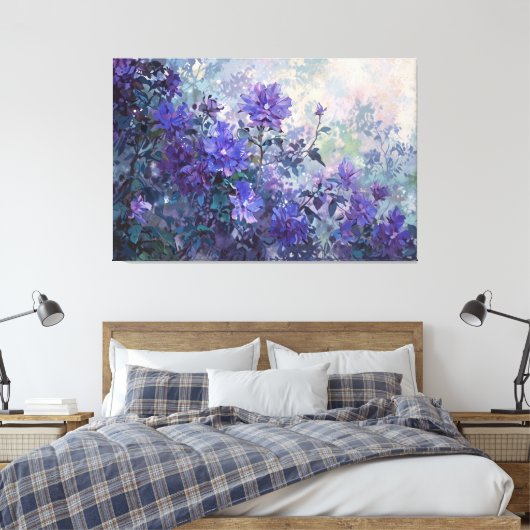 *~* Rose Sharon art TV2 Stretched Canvas Print Leinwanddruck (Insitu (Schlafzimmer))
