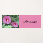 Rose Sharon Floral Fotografy Name Yogamatte (Vorderseite (Horizontal))