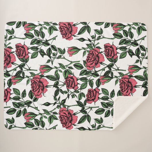 Rose Sherpadecke (Vorderseite (Horizontal))
