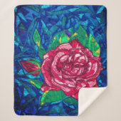 Rose Sherpadecke (Vorderseite)