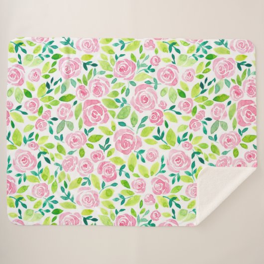 Rose Sherpadecke (Vorderseite (Horizontal))