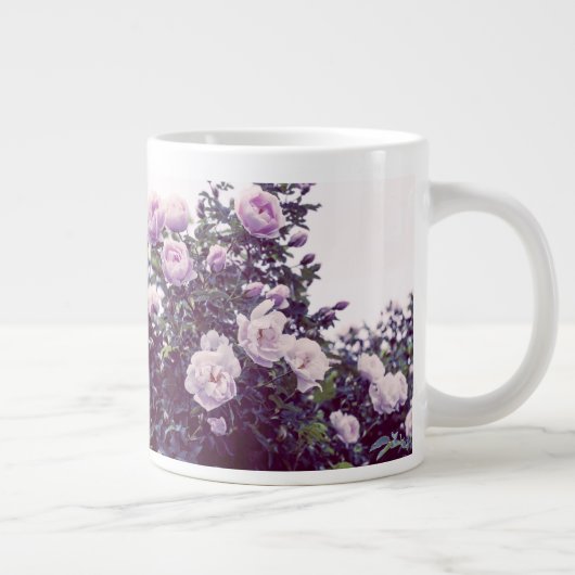 Rose Shrub Fotografie Tasse (Rechts)