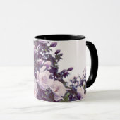 Rose Shrub Fotografie Tasse (VorderseiteRechts)