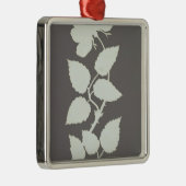 Rose Silbernes Ornament (Rechts)