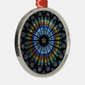 Rose Silbernes Ornament (Rechts)