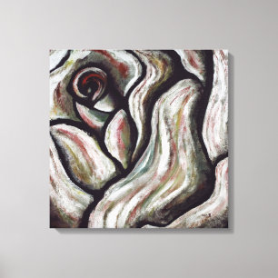 Rose sind Abstrakte Blume Geschenke Malerei. Leinwanddruck