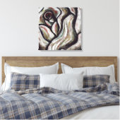 Rose sind Abstrakte Blume Geschenke Malerei. Leinwanddruck (Insitu (Schlafzimmer))