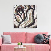 Rose sind Abstrakte Blume Geschenke Malerei. Leinwanddruck (Insitu (Wohnzimmer))