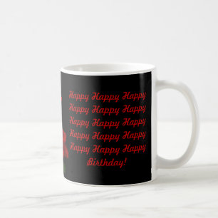 Rose sind am Geburtstag rot Kaffeetasse