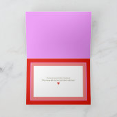 Rose "Sind das für mich?" Valentine Ca Karte (Innenseite)