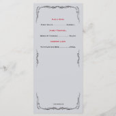 Rose sind das Rot-Musical-Erwägungsgrund-Programm Programm (Rückseite)