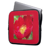 Rose sind ein roter Laptop-Sieb Laptopschutzhülle (Vorderseite Links)
