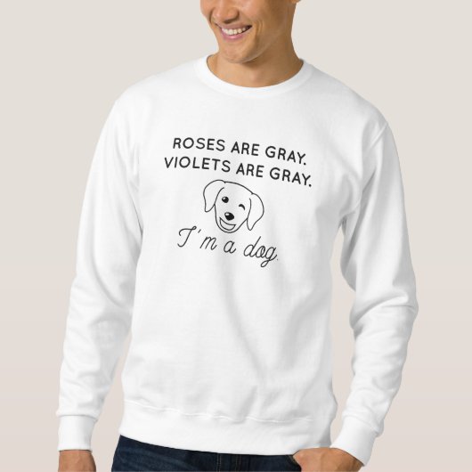 Rose sind grau sweatshirt (Vorderseite)