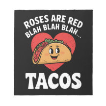 Rose sind Red Blah Tacos Funny Valentine Day