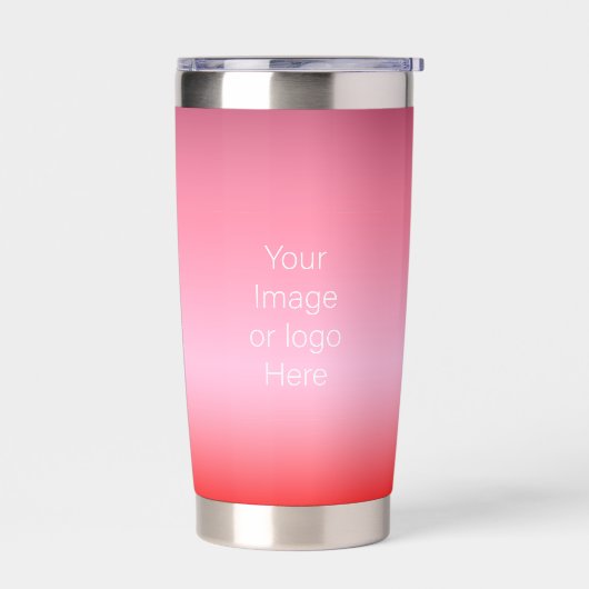 Rose sind Red Traveller Gradient Personalisierung Thermobecher (Links)
