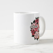 Rose sind Red Valentine Jumbo-Tasse (Vorderseite Rechts)