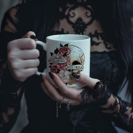 Rose sind Red Valentine Jumbo-Tasse