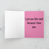 Rose sind Red VDAY Card Dankeskarte (Innenseite)