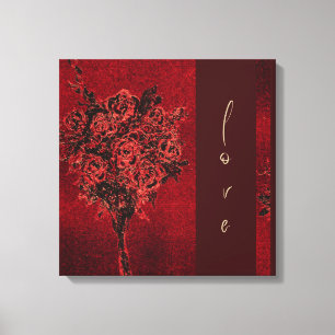 Rose sind romantisch leinwanddruck