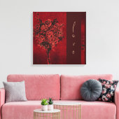 Rose sind romantisch leinwanddruck (Insitu (Wohnzimmer))