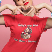 Rose sind Rot, aber Weingott T-Shirt