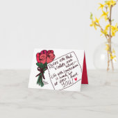 "Rose sind rot…" Karte (Gelbe Blume)