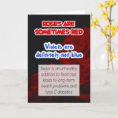 Rose sind rot karte (Gelbe Blume)