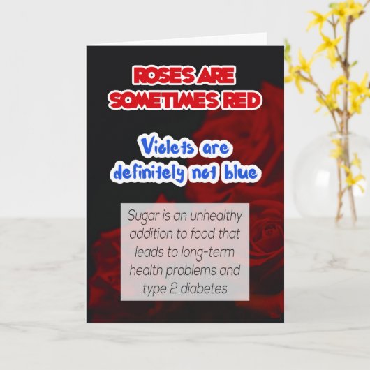 Rose sind rot karte (Gelbe Blume)