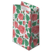 Rose sind rot kleine geschenktüte (Vorderseite Schrägansicht)