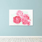 Rose sind rot leinwanddruck (Insitu (Holzboden))