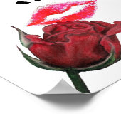 Rose sind rot poster (Ecke)