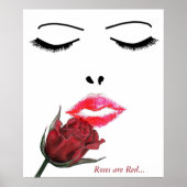 Rose sind rot poster (Vorne)