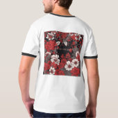 Rose sind rot T-Shirt (Schwarz voll)