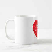 Rose sind rot, Veilchen blau ... Kaffeetasse (Links)