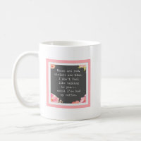 Rose sind rot, Veilchen blau, lustige Tasse