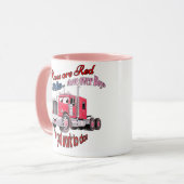 Rose sind rot... Violette sind blaue Valentine Tasse (Vorderseite Links)