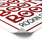 Rose sind rot Wahre Liebe ist selten Hintern Poster (Ecke)