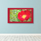Rose sind rote Leinwand (Insitu (Holzboden))