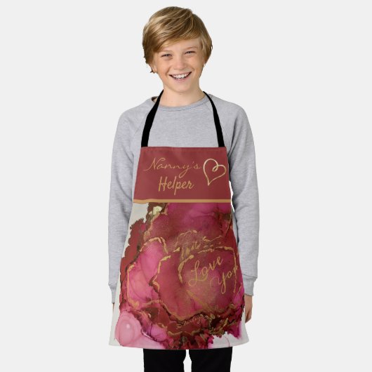 Rose sind Rote Schürze (Getragen)