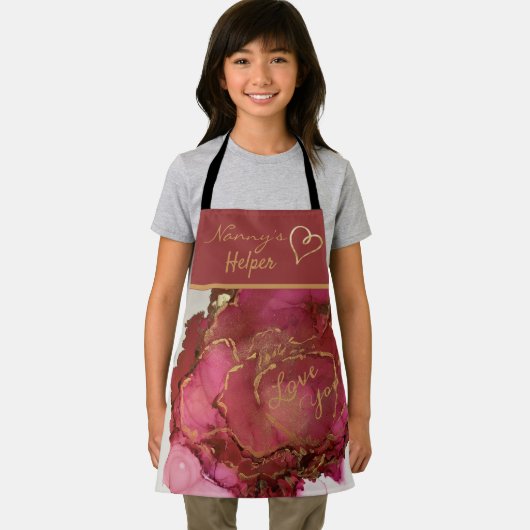 Rose sind Rote Schürze (Insitu)