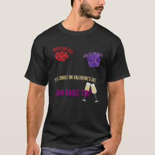 Rose sind rote Veilchen sind der Blaue Valentinsta T-Shirt