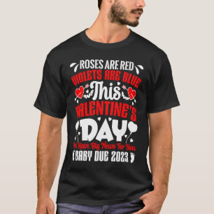 Rose sind rote Violetten sind blau heute Valentin T-Shirt