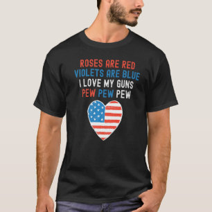 Rose sind rote Violetten sind blau I Liebe meine G T-Shirt