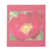 Rose sind roter Notepad Notizblock (Vorderseite)