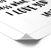 Rose sind rotes Gedicht, anpassbares Poster (Ecke)