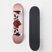 Rose Skateboard (Vorderseite)