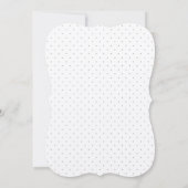 Rose Sketch Engagement Partei Einladung in Sepia (Rückseite)