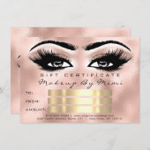 Rose Skinny Lash Makeup Artist Certificate Blush (Vorne/Hinten)